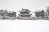 北京颐和园冬季风光